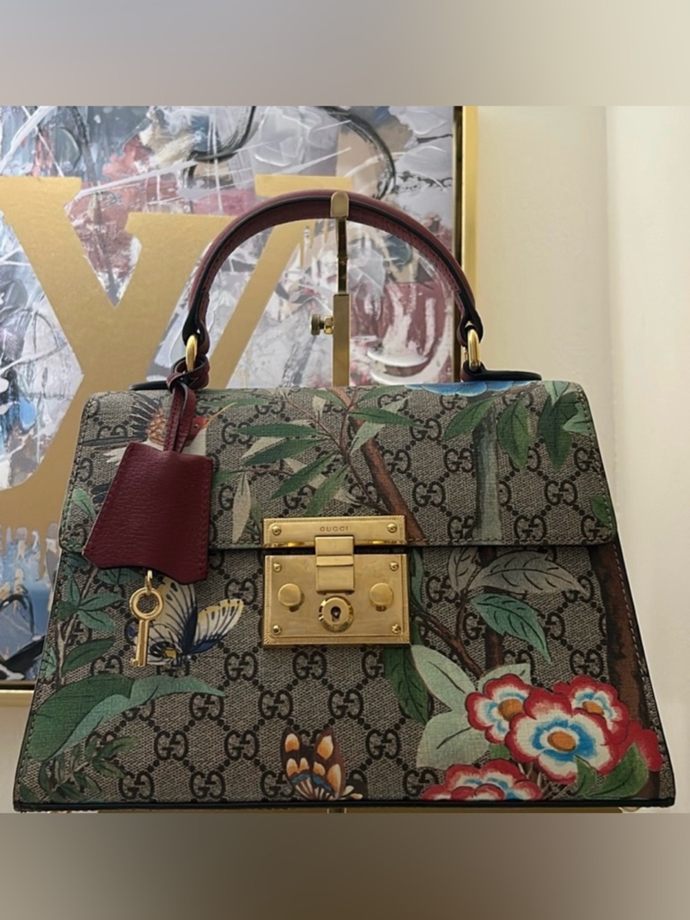 GUCCI 🌸Tian Too Handle and convertible crossbody